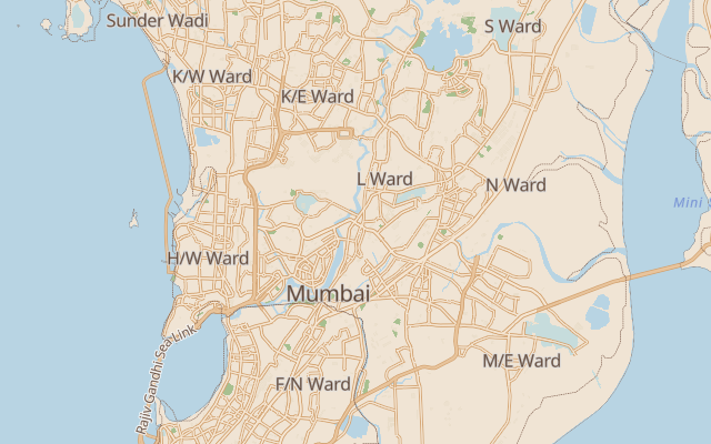 Natural language styling — real map render
