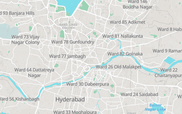 IoT & sensors — real map render